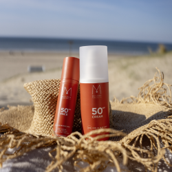 SPF 50 Sunscreen Lotion Face - Spray solaire pratique avec SPF 50 | Mylène