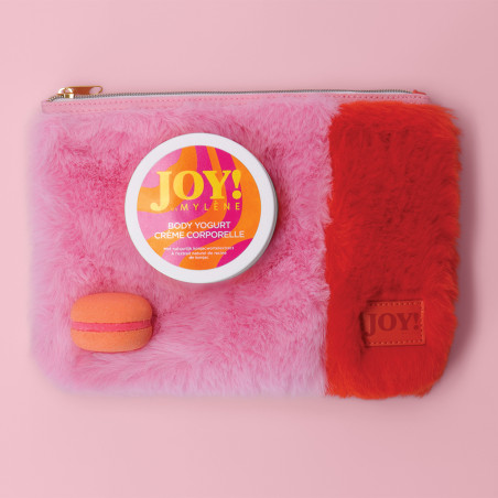 Fluffy Pouch Set Pink