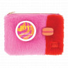 Fluffy Pouch Set Pink
