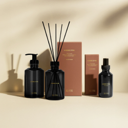 Ambre d'Or Home Fragrance - bâtonnets de parfum luxueux à la chaude senteur d'ambre | Mylène