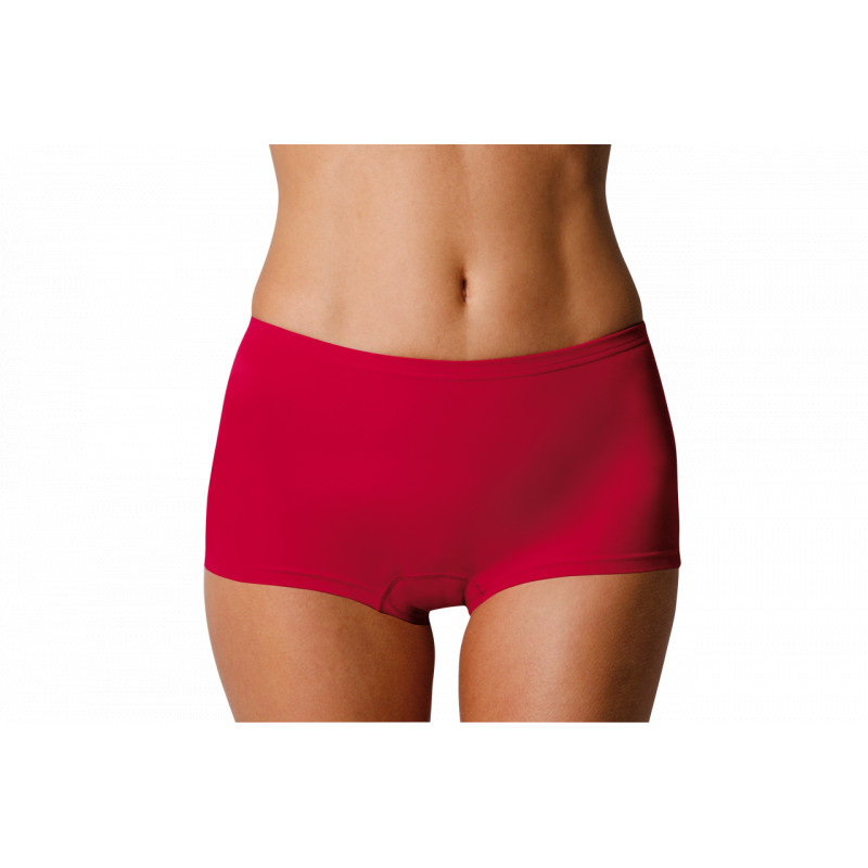 Boxer taille basse rouge