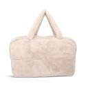 Zachte weekendtas in de kleur beige | Mylène