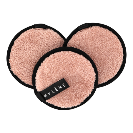 Herbruikbare wattenschijfjes - pad microfiber - met water | Mylène