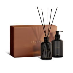 Ambre d'Or Gift Box: Hand Wash + Home Fragrance - luxe geschenkset | Mylène