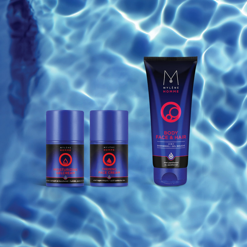 Moisturizing Gel Cream 3 en 1 pour le visage et la barbe Mylène