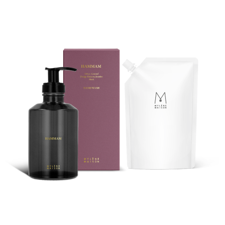 Set Hammam Hand Wash - savon doux nettoyant et nourrissant pour les mains avec une touche sucrée apaisante | Mylène