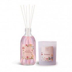 Room Sticks 300 ml & Scented Candle Set