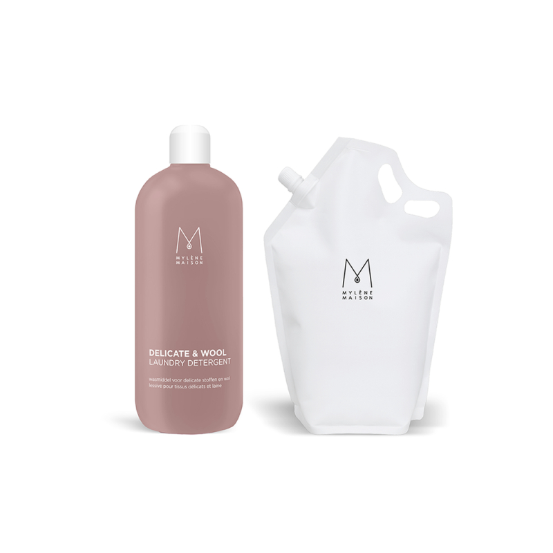 Set de lessive liquide pour le linge délicat et la laine avec recharge | Mylène