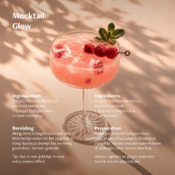 Collagen Glow - Collageenpoeder met 83% gehydrolyseerd collageen van Peptan voor een stevigere huid | Mylène