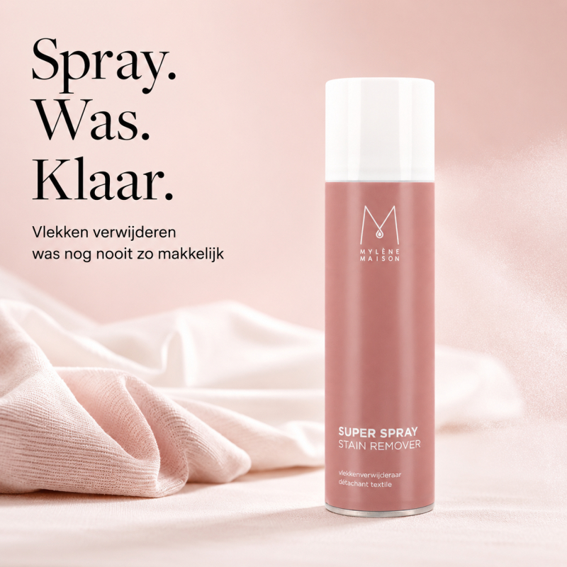 Super Spray van Mylène op een achtergrond